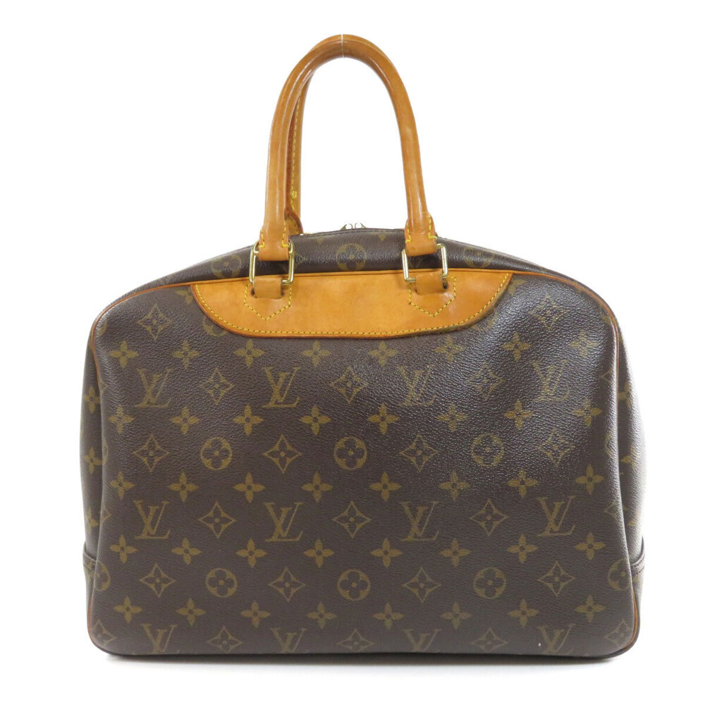 Louis Vuitton Monogram Canvas Handbag Deauville Brown